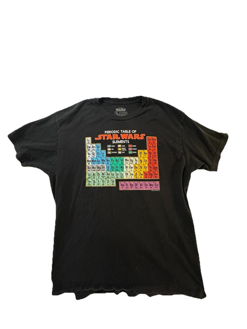Unisex T Shirt Xl Star Wars T Vintage Inspired Periodic Table Of Elements